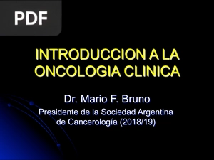 Introducción a la oncología clínica (Presentación)