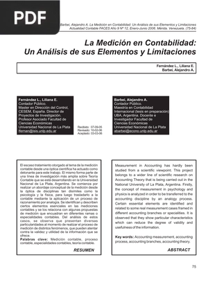 La Medición en Contabilidad: Un Análisis de sus Elementos y Limitaciones