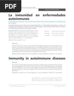 La inmunidad en enfermedades autoinmunes