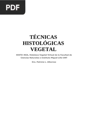 Técnicas histológicas vegetales