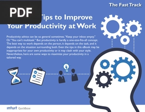 10 Quick Tips to Improve Your Productivity at Work (Inglés) (Presentación) (Artículo)