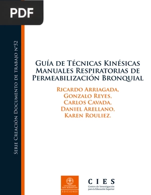 Guía de técnicas kinésicas manuales respiratorias de permeabilización bronquial