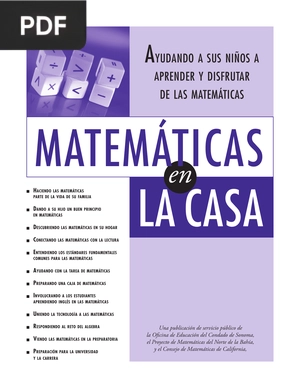 Matemáticas en la casa