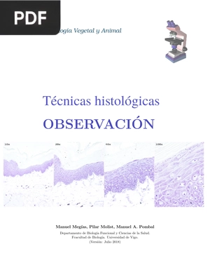 Tecnicas histológicas. Obervación