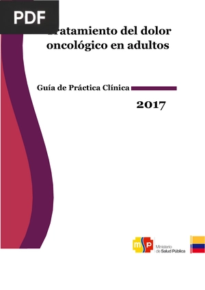 Tratamiento del dolor oncológico en adultos