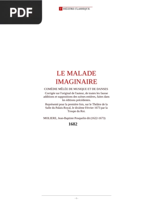 Le Malade imaginaire