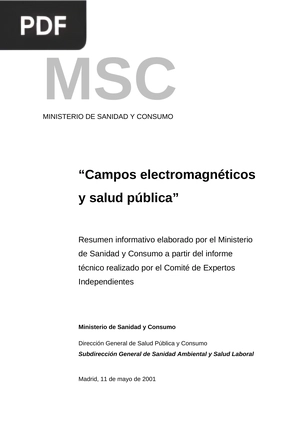 Campos electromagnéticos y salud pública