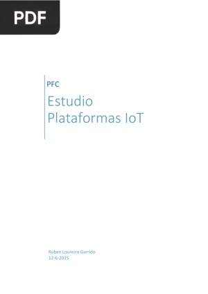 Estudio Plataformas IoT