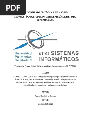 Introducción al paradigma cuántico universal