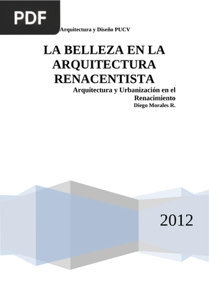 La belleza en la arquitectura renacentista