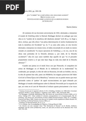 ¿La “cumbre” de la metafísica del idealismo alemán?