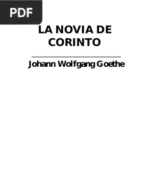 La novia de Corinto