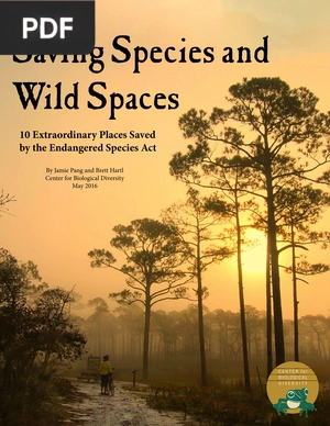 Saving Species and Wild Places (inglés)