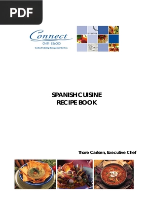 Spanish Cuisine Recipe Book (Inglés)