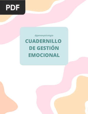 Cuadernillo de gestión emocional