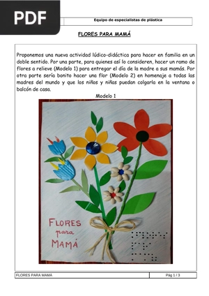 Flores para mamá (Articulo)