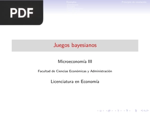 Juegos bayesianos (Presentación)