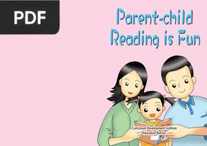 Parent-child. Reading is fun