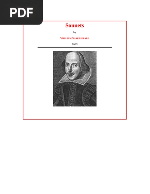 Sonnets by William Shakespeare (Inglés)