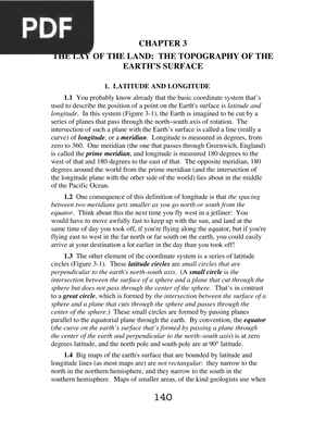 The lay of the land: the topography of the earth's surface (Inglés)