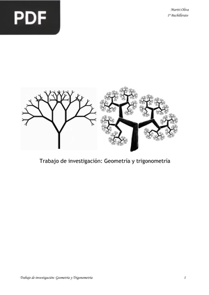 Trabajo de investigación: Geometría y trigonometría