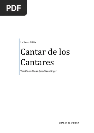 Cantar de los Cantares