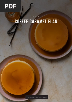 Coffee Caramel Flan (Inglés) (Artículo)