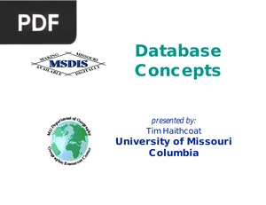 Database Concepts (Presentación) (Inglés)