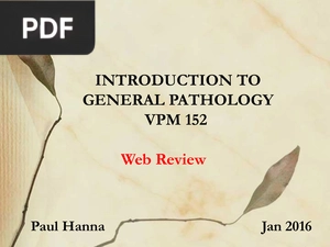 Introduction to General Pathology (Inglés)