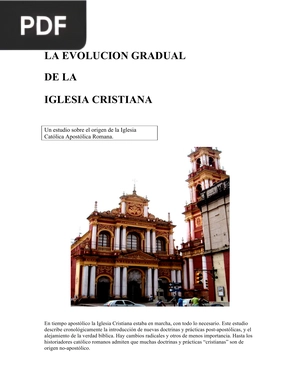 La evolución gradual de la iglesia cristiana