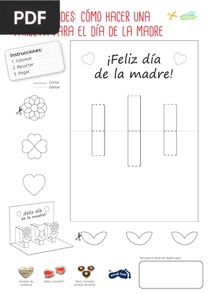 Manualidades: cómo hacer una tarjeta para el día de la madre (Articulo)