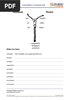 Verbos separables