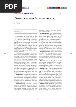 Definition and pathophysiology (Inglés) (Artículo)