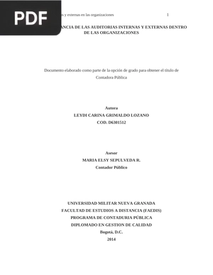 La importancia de las auditorías internas y externas dentro de las organizaciones