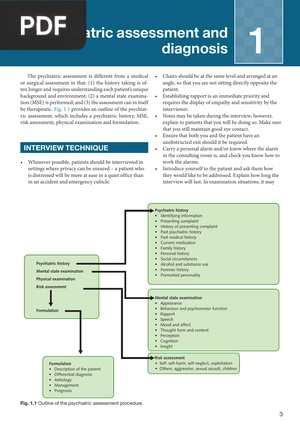 Psychiatric assessment and diagnosis (Inglés)