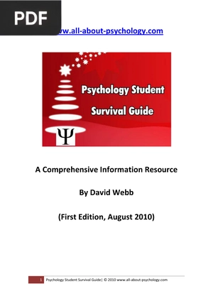 Psychology, student survival guide