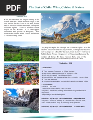 The Best of Chile: Wine, Cuisine & Nature (Inglés) (Artículo)