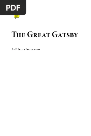 The Great Gatsby (Inglés)