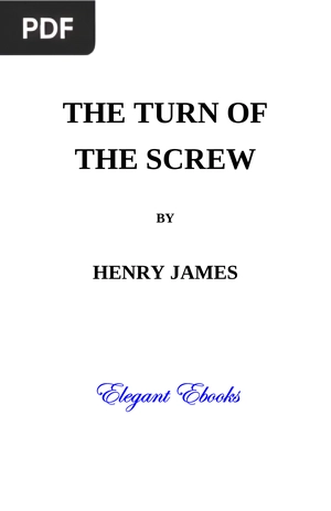 The turn of the Screw (Inglés)