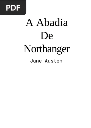 A Abadia De Northanger