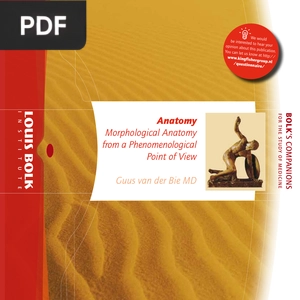 Anatomy: Morphological Anatomy from a Phenomenological Point of View