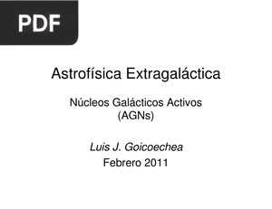 Astrofísica Extragaláctica (Presentacion)