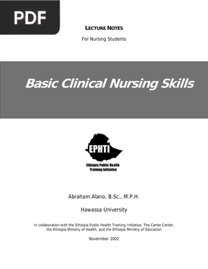 Basic Clinical Nursing Skills