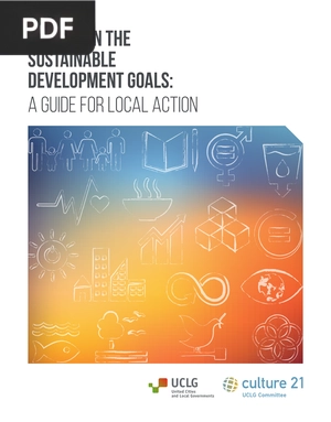 Culture in the sustainable development goals: a guide for local action (inglés)