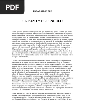 El pozo y el péndulo