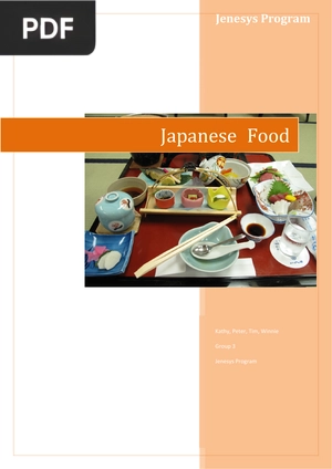 Japanese food (Inglés)