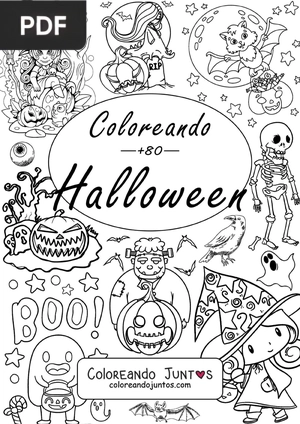 Libro de Halloween para Colorear