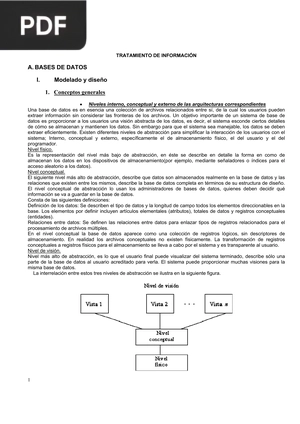 Bases de datos I. Modelado y diseño