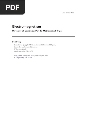 Electromagnetism (Inglés)