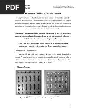 Introdução a Circuitos de Corrente Contínua